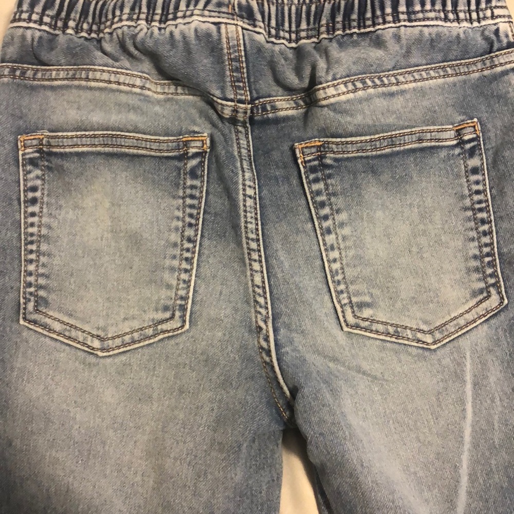 Regular denim joggers - Picture 2 of 4